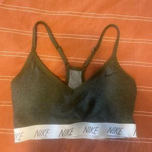 Green Nike sports bra